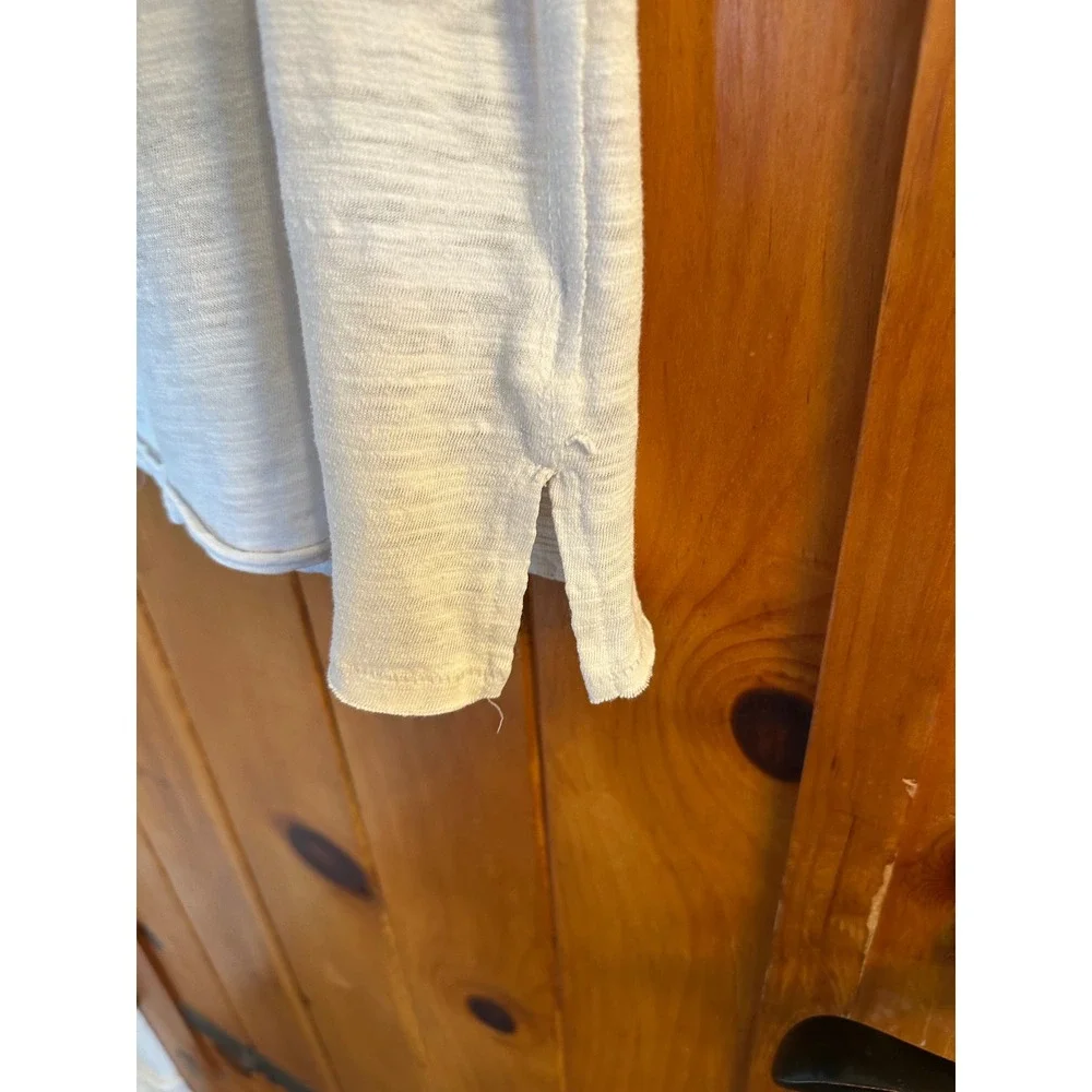 Totally destroyed White Tee M-XL. Holes, Paint stains, Paper Thin thrashed